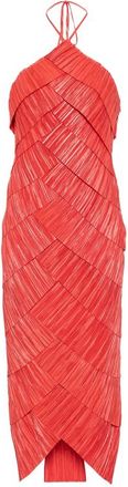 Cult Gaia Patrizia Pleated Halterneck Dress