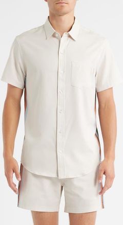 MAVRANS Rayas Weekend Button-Up Shirt in Beige at Nordstrom, Size Xx-Large