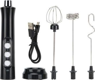 OEM Espumador De Leche El&eacute;ctrico Port&aacute;til Con Carga Usb - Jinfgerne - 3 Velocidades, Batidor Autom&aacute;tico De Huevos Para Caf&eacute; Y Bebidas