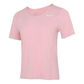 Nike (WMNS) Nike Dri-FIT Training Sports Quick Dry Short Sleeve Pink T-Shirt CJ9445-630