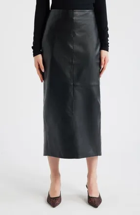 AllSaints Renai Pencil Skirt in Black at Nordstrom, Size 10