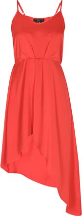 Faina Jurk Dames rood