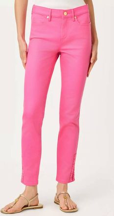 Lilly Pulitzer 29 South Ocean High Rise Skinny Jean In Cherry Blossom Pink