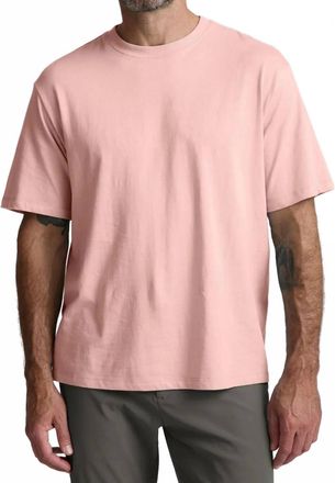 Beyond Yoga Soft Knit Cotton Tee In Umber Pink