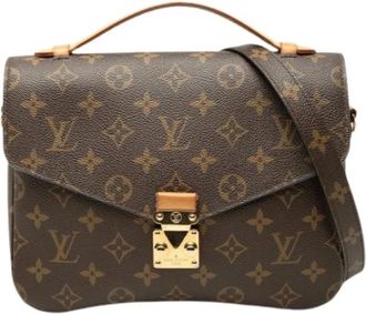 Louis Vuitton Pre-owned Pochette Metis - Dames - Vintage Schoudertas - Bruin - ONE Size - Leer - Vintage