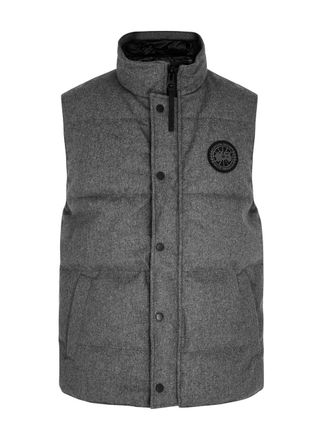 Canada Goose Garson Quilted Wool-blend Gilet - Light Grey - S