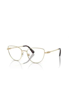 Swarovski 55mm Cat Eye optical glasses in Gold/tortoise at Nordstrom