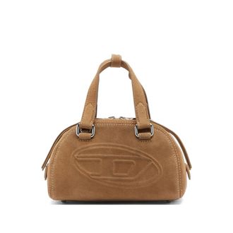 Diesel Mini 1DR Dome Leather Tote Bag
