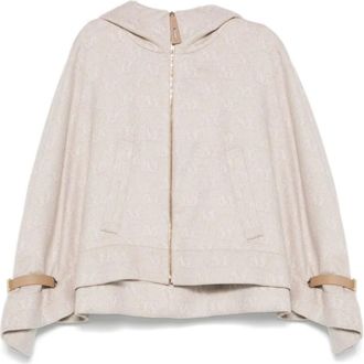 Max Mara Zip-throughs, female, Gray, Size: ONE SIZE Max Mara Jackets White