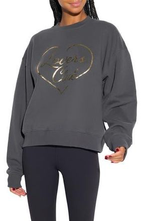 Spiritual Gangster Lovers La Brea Cotton Sweatshirt in Ash at Nordstrom Rack, Size Small Regular