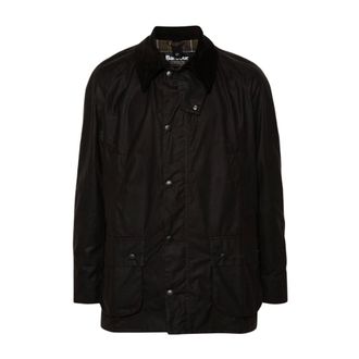 Barbour Jassen, Heren, Zwart, L, Katoen, Ashby Wax Jas