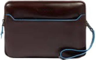 Piquadro Blue Square Pochette - Heren - Schoudertassen - Bruin - ONE Size - Leer - Tassen