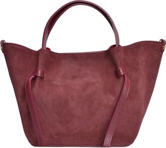 Isabella Rhea Bourgondi&euml; Rundleer Tas