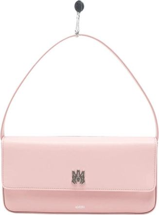 Amiri Foldover Schoudertas - Dames - Schoudertassen - Roze - ONE Size - Leer - Tassen