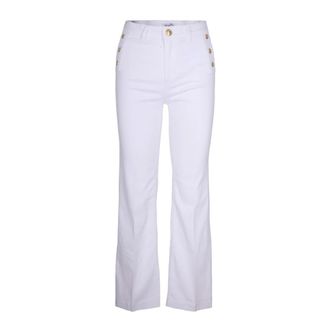 Liu Jo Bootcut Jeans, female, White, W28, Jeans Flare in Denim Stretch
