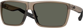 Costa 6S9121 Rincon II Polarized 912115 Mens Sunglasses Brown Size 64