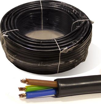 OEM Rollo 100 Mtrs. Manguera 3x2,5 Mm&sup2; Flexible Pvc Rv-k 0,6/1kv