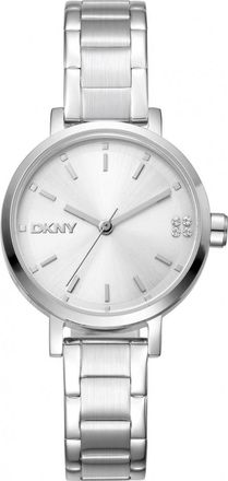 DKNY Womens DK1L038M0045 Ladies Soho Glitz Watch - Silver - One Size