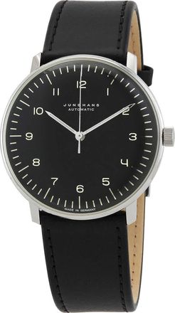 Junghans Max Bill Automatic Black Dial Mens Watch 027340002