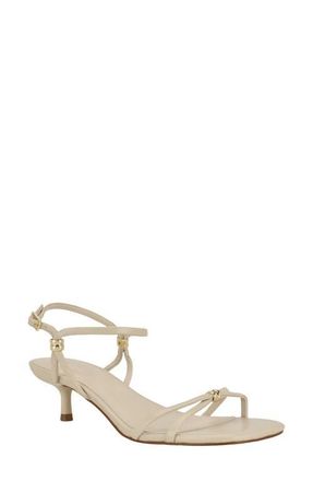Calvin Klein Rivine Ankle Strap Sandal in Ivory at Nordstrom, Size 5.5