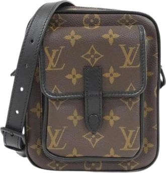 Louis Vuitton Pre-owned Christopher Monogram Macassar Schoudertas - Heren - Vintage Schoudertas - Bruin - ONE Size - Vintage