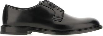 Doucal's Derby Veterschoenen - Heren - Nette schoenen - Zwart - 39 1/2 EU - Leer - Schoenen