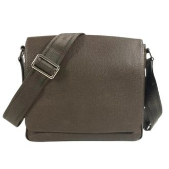 Louis Vuitton Pre-owned Cross Body Bags, female, Brown, Size: ONE SIZE Pre-owned Taiga Messenger Bag