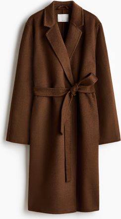 H&M Handgefertigter Mantel aus Wollmix - Beige