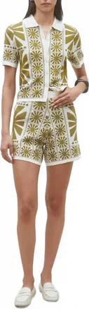 Suncoo Bastia Shorts In Olive
