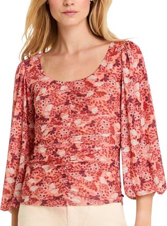 Draper James Shelby Scoop Neck Top