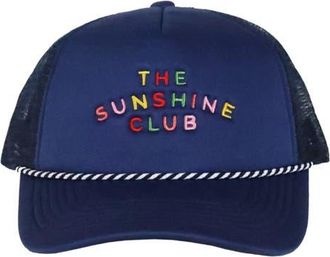 Sunshine Tienda Rainbow Club Trucker Hat in Navy at Nordstrom