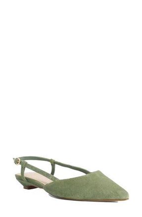 Dune London Homie Slingback Kitten Heel Pump in Green at Nordstrom Rack, Size 39
