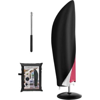 OEM Funda Para Sombrilla Voladiza Con M&aacute;stil Telesc&oacute;pico, Funda Protectora Para Sombrilla En Tejido Oxford 210d, Impermeable, Resistente Al Viento Y A Los