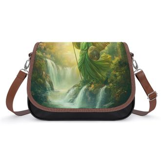 Generic Archangel Gabriel Crossbody Bags for Women Fashion Leather Shoulder Handbags With Adjustable Strap