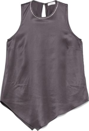 PESERICO Top con perline - Blu