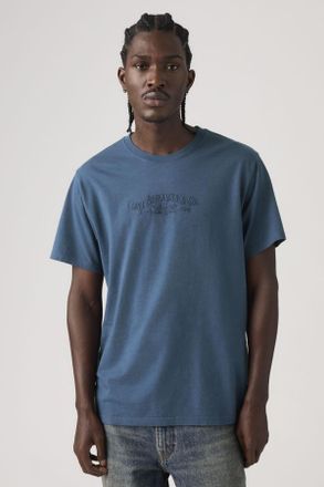 Levi's Relaxed Fit Graphic Tee - Uomo - 2XL - Blu / Ensign Blue