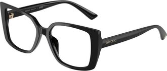 Jimmy Choo London Stijlvolle Brillen - Dames - Brillen - Zwart - 51 MM - Accessoires