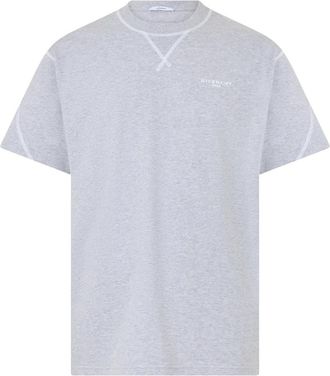 Givenchy Couture Seam T-Shirt - Heren - T-shirts - Grijs - L - Katoen - Tops