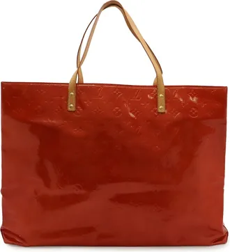 Louis Vuitton Galle Red Color Rouge Monogram Vernis Shoulder Bag Tote Bag (Pre-Owned)