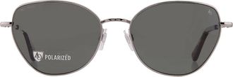 American Optical Polarized Green Cat Eye Ladies Sunglasses WHITNEY-P 2 58