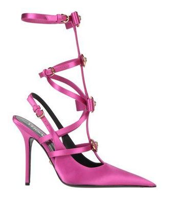 シューズ・サンダルその他 VERSACE Woman Shoes Black 10178341A11949 1B00V Versace Women's Black Gold Medusa Vernice Leather Sandals