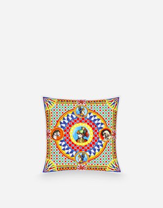Dolce & Gabbana Canvas Cushion Small - Small Cushions Multicolor Onesize