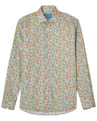 Robert Talbott Reynolds Spring Floral Print Shirt
