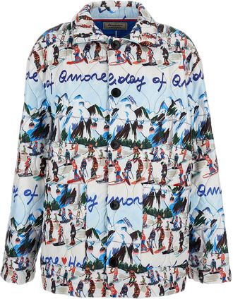 Alessandro Enriquez Multicolor Quilted Technical Fabric Jacket