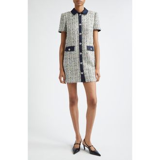 Cinq &agrave; Sept Anya Boucl&eacute; Pammy Dress in Patina Multi at Nordstrom Rack, Size 2