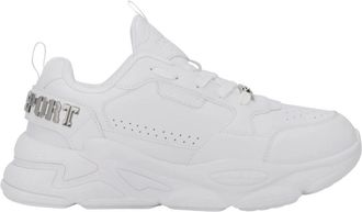 Plein Sport Schoenen, unisex, Wit, 47 EU, Leer, The Ghost X Lo-Top Sneakers