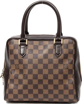Louis Vuitton Borsa tote a quadri - Marrone
