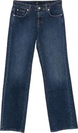 7 For All Mankind Low Straight Jeans