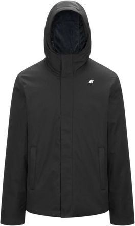 K-Way Jacko Twill Marmotta - Heren - Regenjassen - Zwart - L - Polyester - Jassen