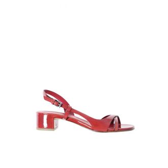 Del Carlo High Heel Sandals, female, Red, Size: 8 1/2 US High Heel Sandals